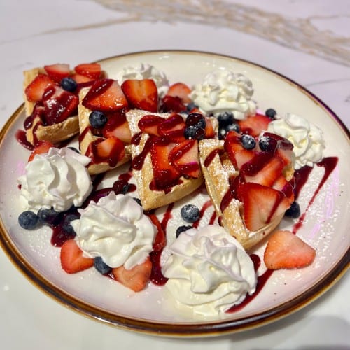 Classic Berry Waffle.
