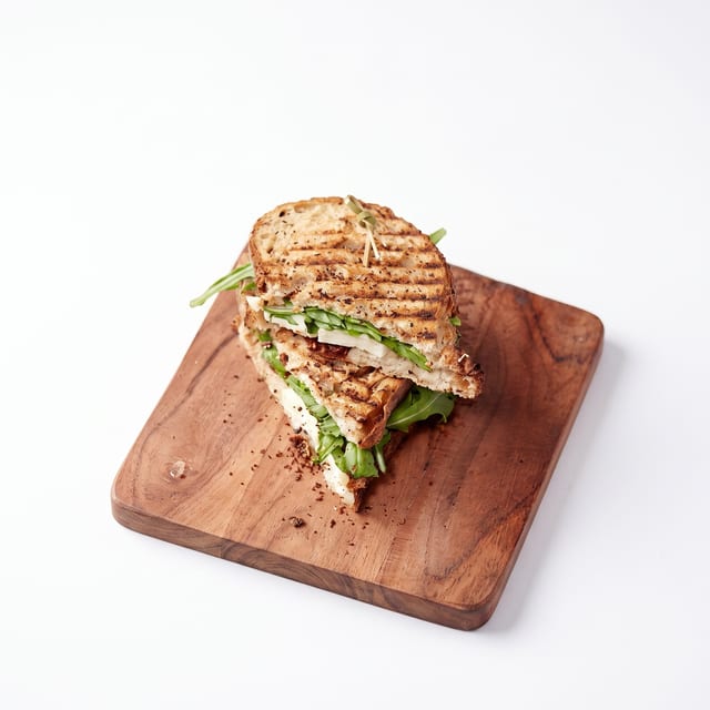 Halloumi and Tomato Sandwich.