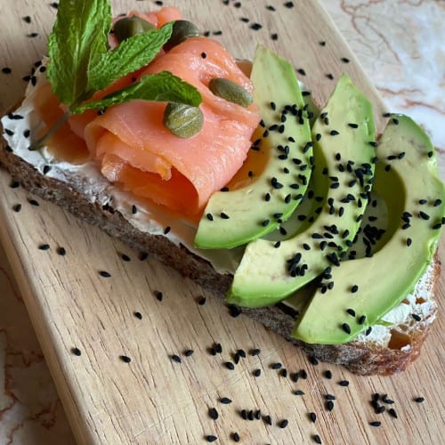 Salmon Tartine.