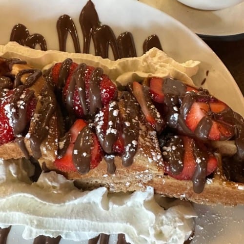 Double Chocolate Waffle.