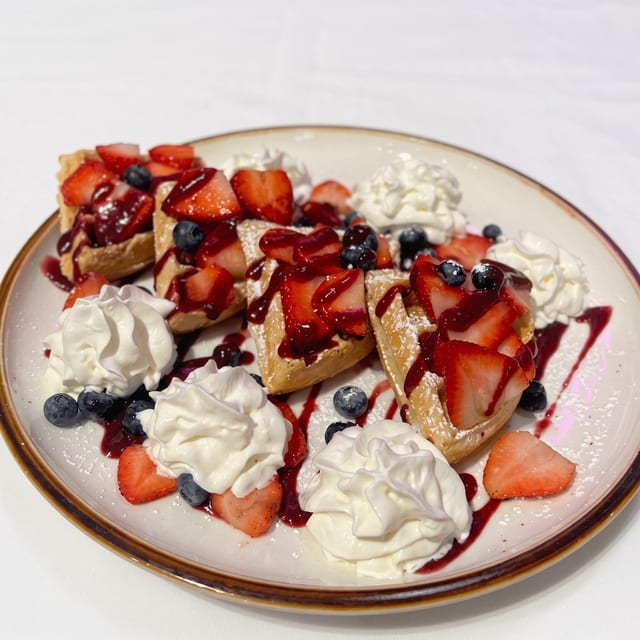 Classic Berry Waffle.