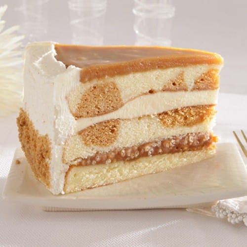 3-Layer Salted Caramel Vanilla Crunch Cake (1 Count).