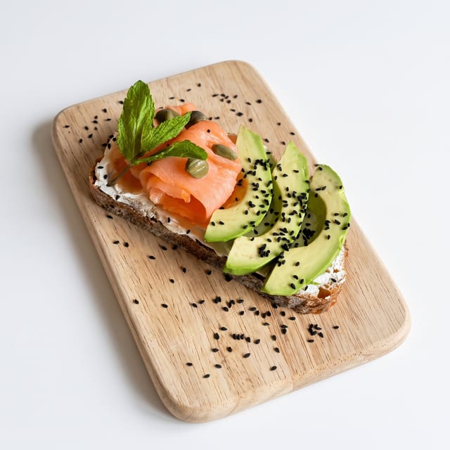 Salmon Tartine.